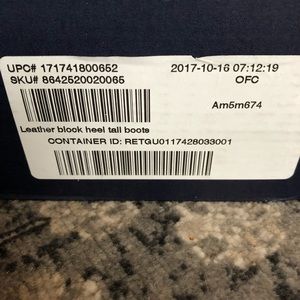 New with box. Gap knee high boots.